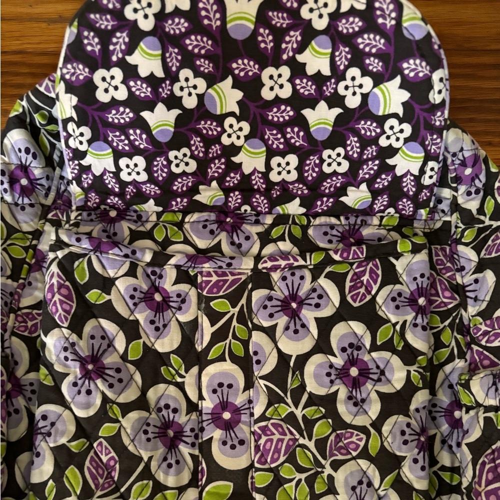 Vera Bradley Purple Patterned Backpack - image 4